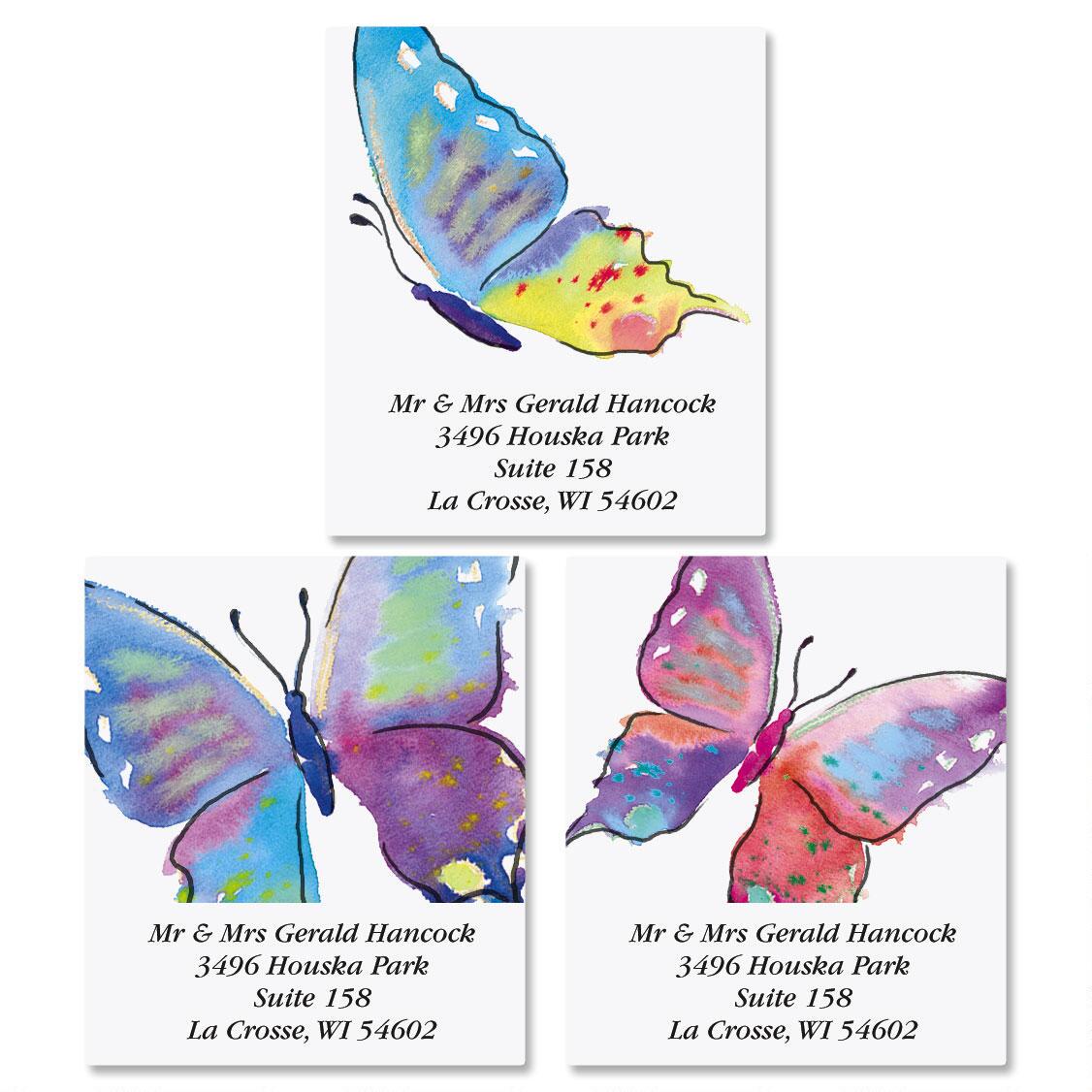 Set of 144 Butterfly Address Labels | Current Catalog