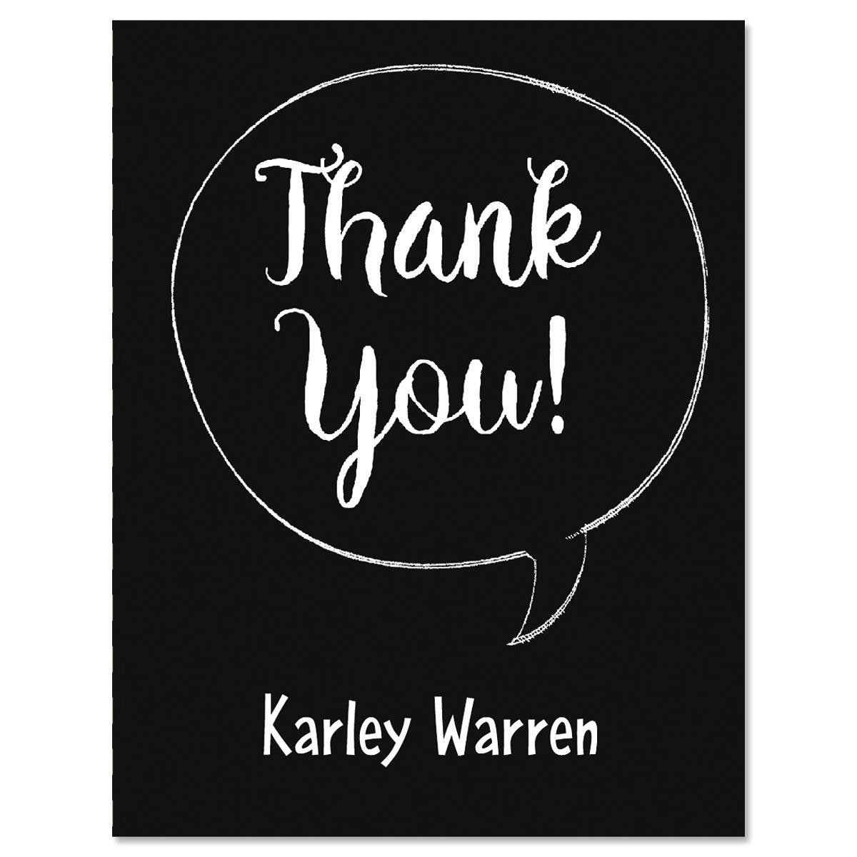 Chalkboard Graduation Personalized Thank You Note Cards | Current Catalog Chalkboard Graduation Personalized Thank You Note Cards | Current Catalog