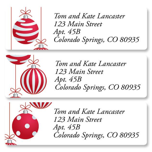 Crimson Delight Classic Address Labels | Current Catalog