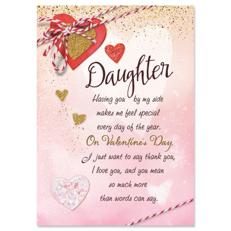 Valentine for daughter
