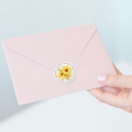 thumbnail image 2 of Maestro Personalized Return Address Labels – 800 Count – Sun Flower Design – 1/2" X 1 3/4" – Self-Stick 2 of 3