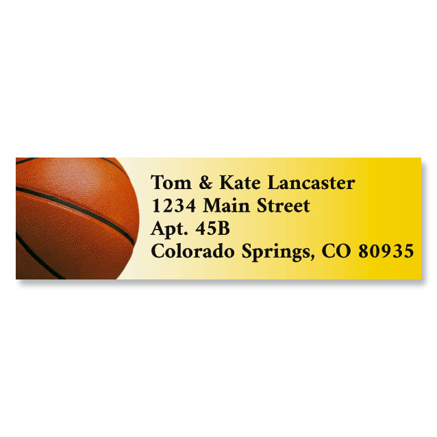 Basketball Classic Address Labels | Current Catalog