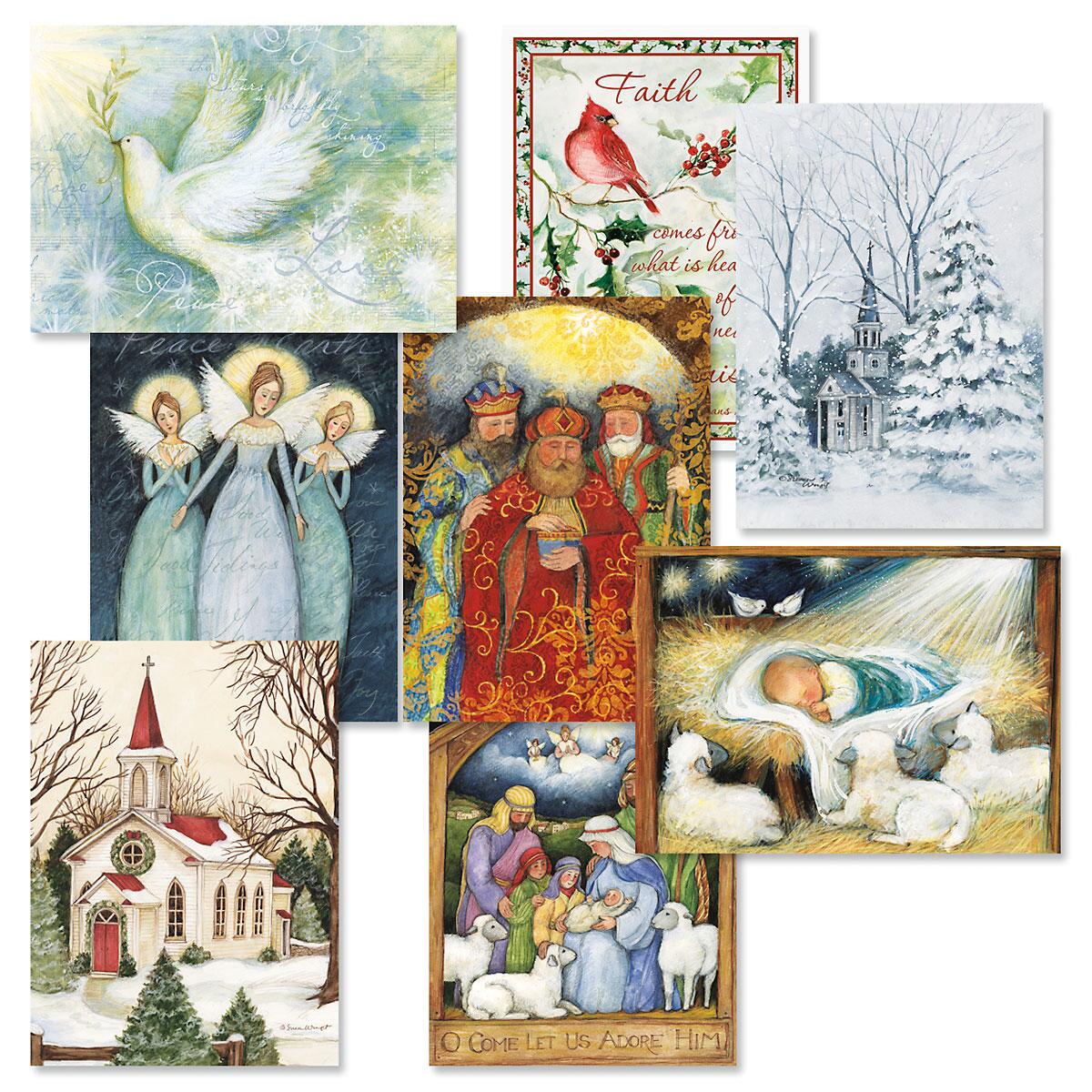 Oh, Holy Night - 50 Christmas Boxed Cards, KJV