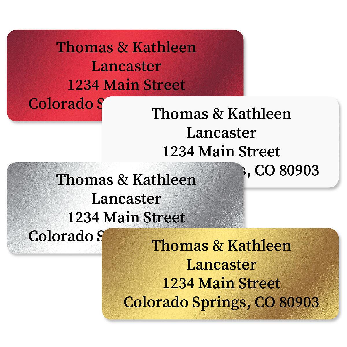 Foil Assortment Address Labels Current Catalog