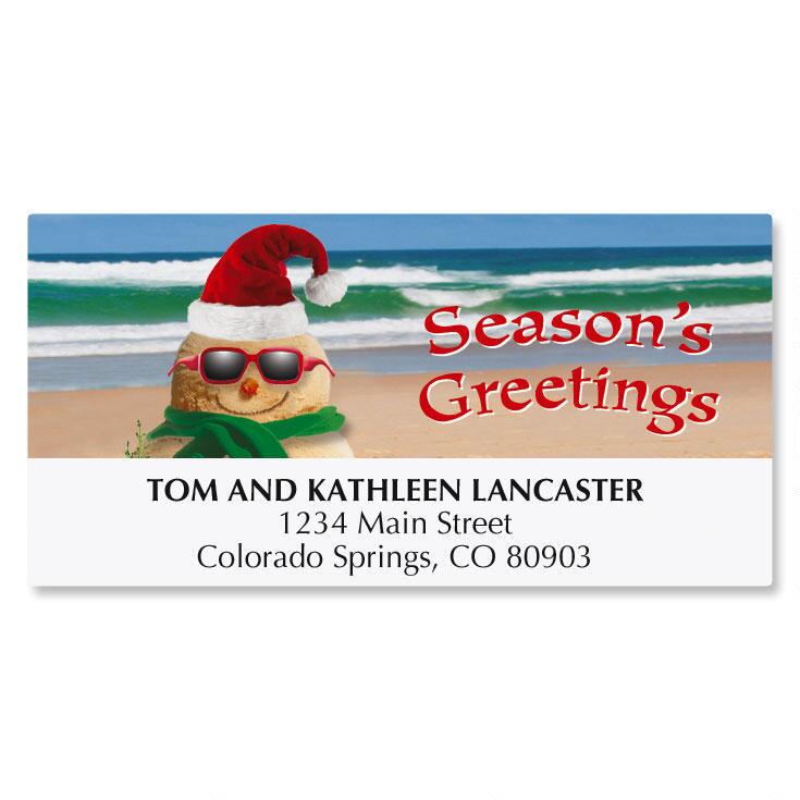 Holiday Sandman Christmas Address Labels Current Catalog