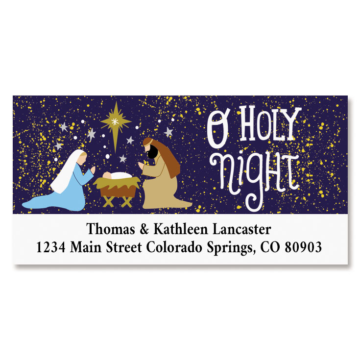 Holy Nativity Deluxe Address Label Current Catalog