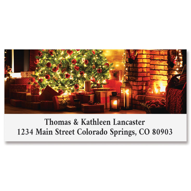 Classic Christmas Deluxe Address Labels | Current Catalog