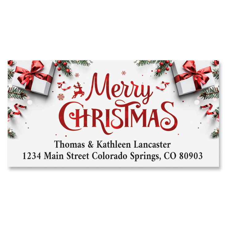 Holiday Wishes Deluxe Address Labels | Current Catalog