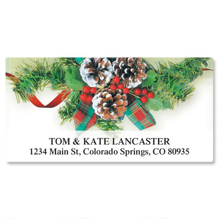 Natural Plaid Deluxe Address Labels L1223 Current Catalog