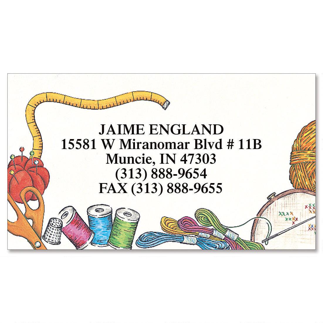 Needlecrafts Business Card | Current Catalog