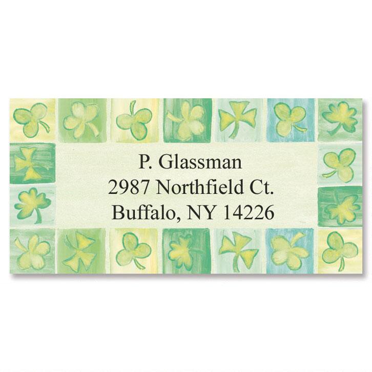 Parade of Seasons Shamrock Border Address Labels Current Catalog