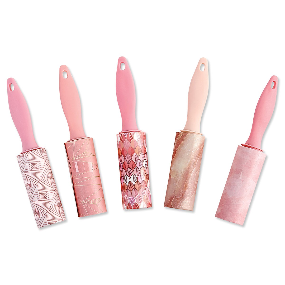 Label Security Checked Pink Lint Rollers | Current Catalog