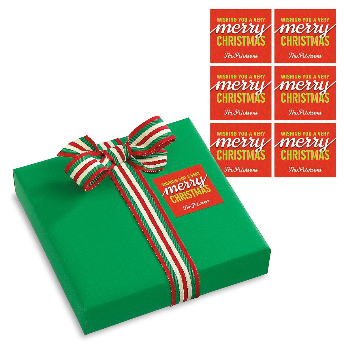 Merry Christmas Personalized To/From Tags Current Catalog