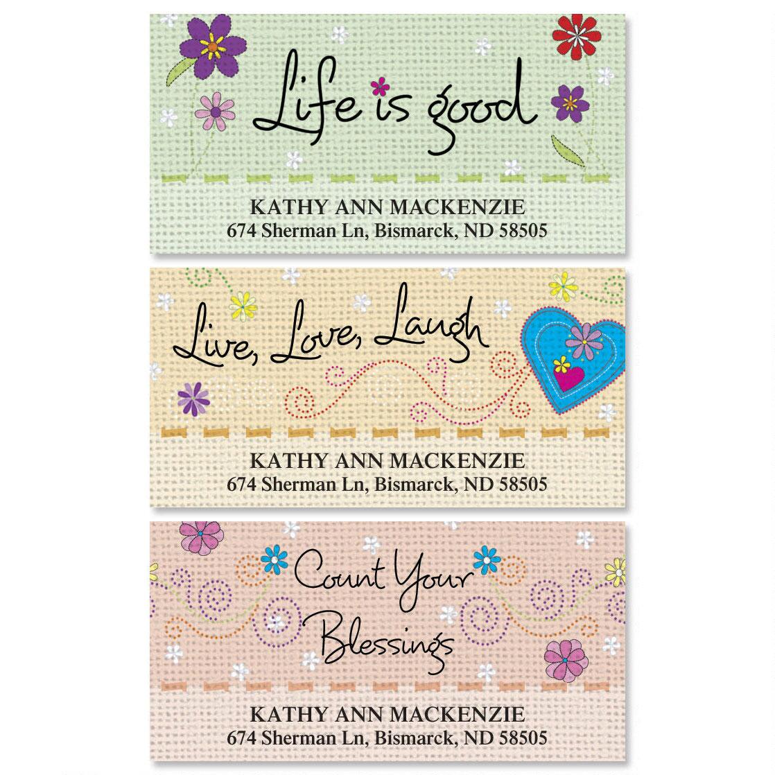 Pithy Sayings Deluxe Labels | Current Catalog