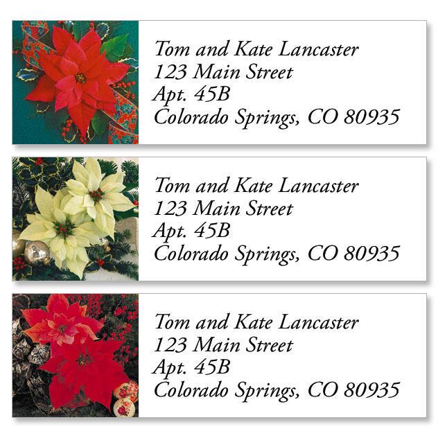 Poinsettia II Classic Address Labels Current Catalog
