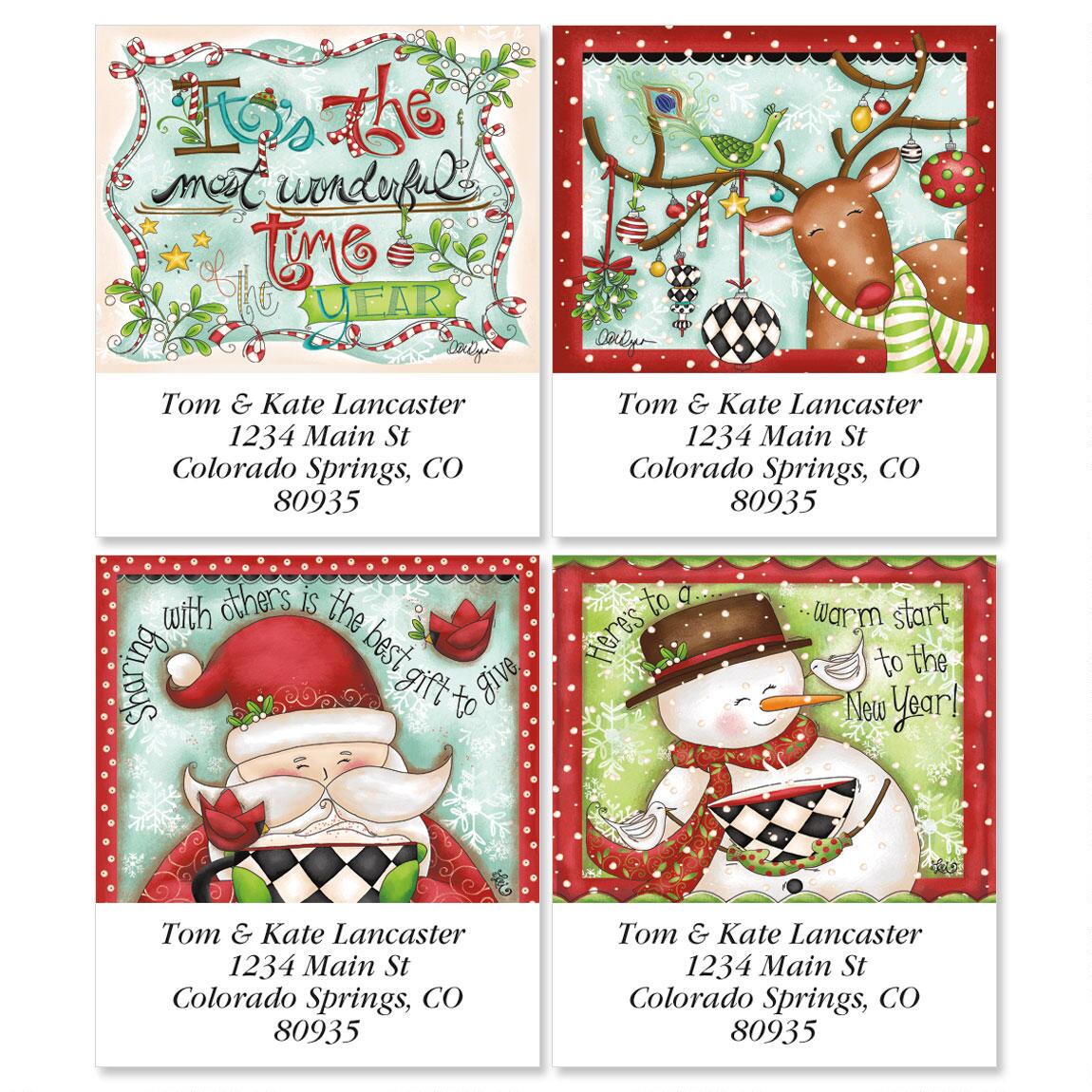 Reindeer Dressup Select Label | Current Catalog