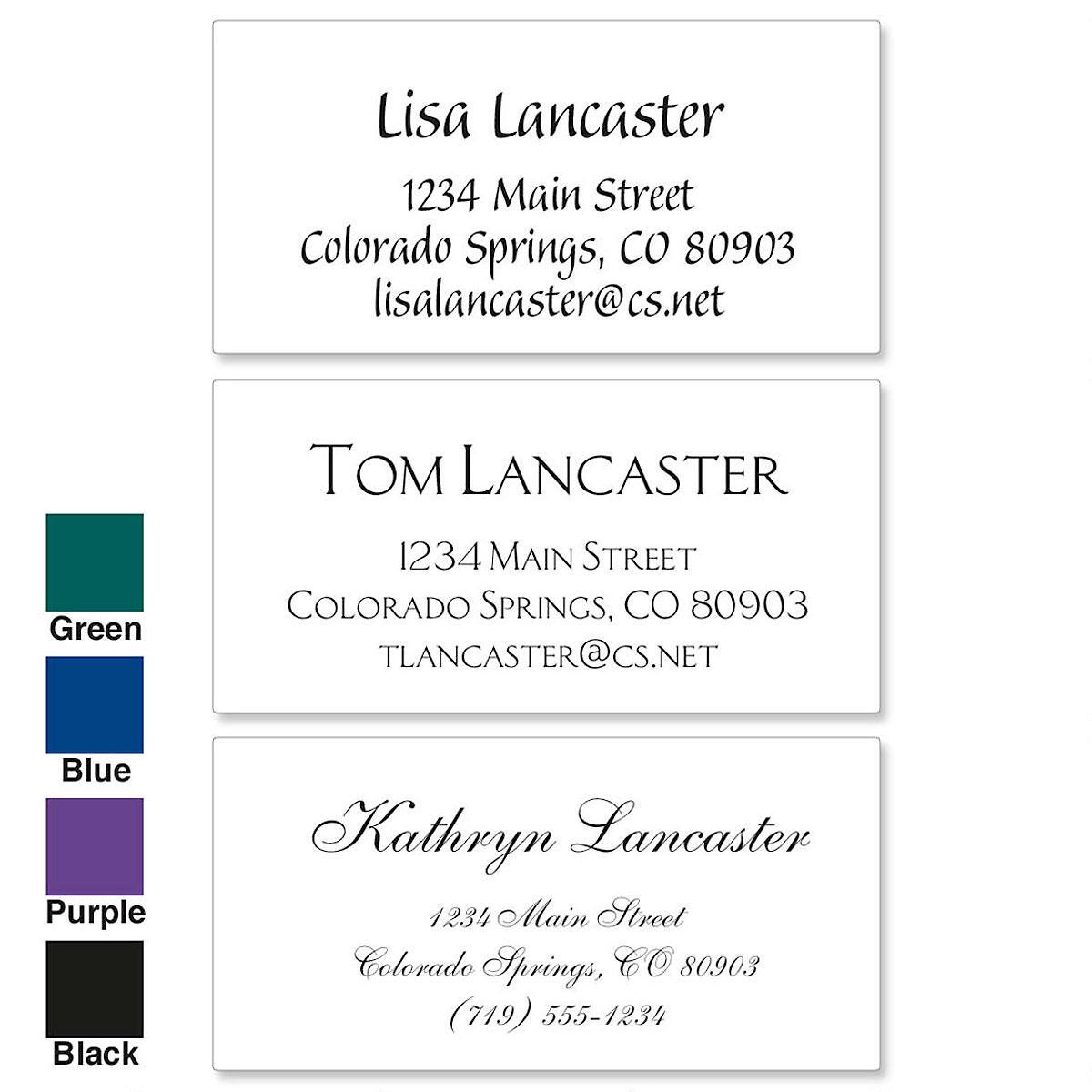 Simply Elegant Border Address Labels Current Catalog