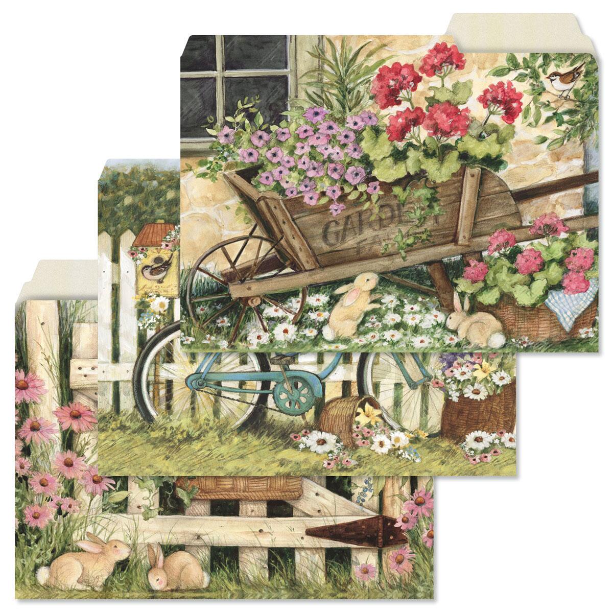 Spring Garden File Folders | Current Catalog