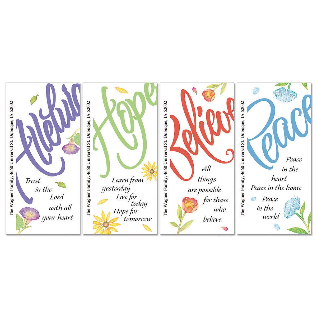 Label Praise Example Words of Praise Oversized Address Labels | Current Catalog