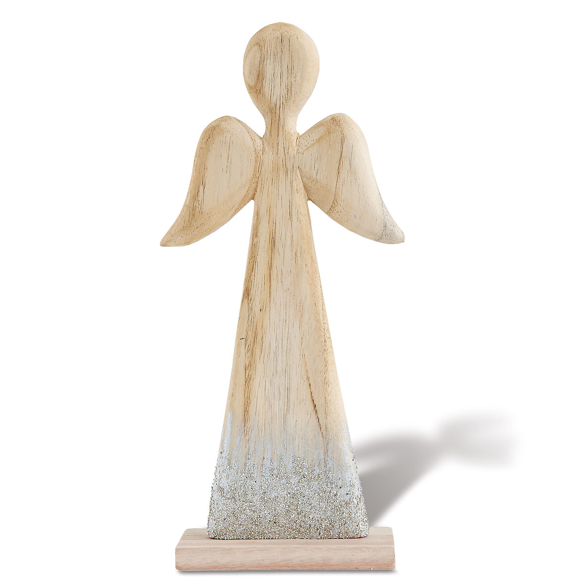 Glitter Wood Angel | Current Catalog