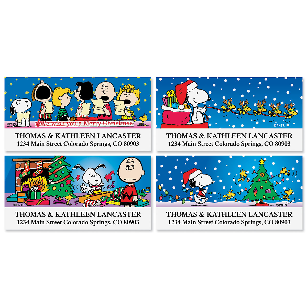 Peanuts Holiday Single Gift Tags — Snoopy's Gallery & Gift Shop