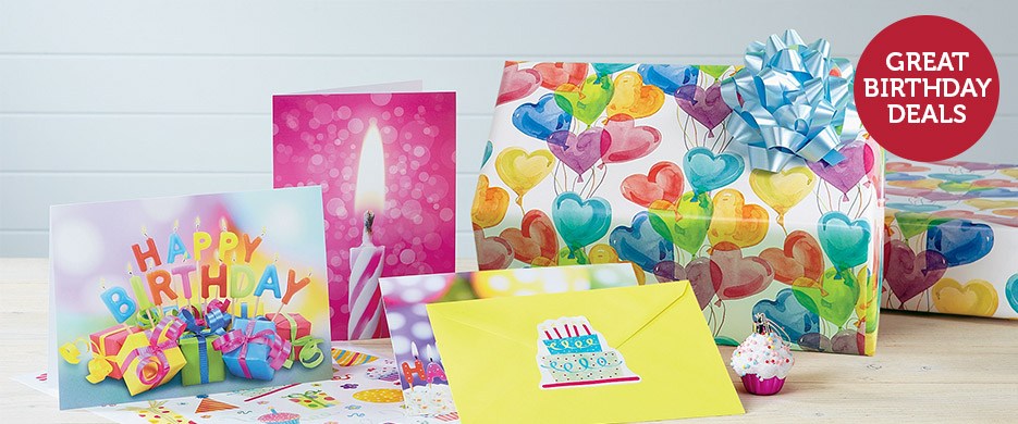Shop Fun & festive birthday wrap, cards & unique gifts at Current Catalog